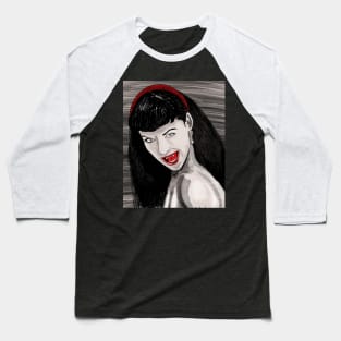 Vampire Bettie Baseball T-Shirt